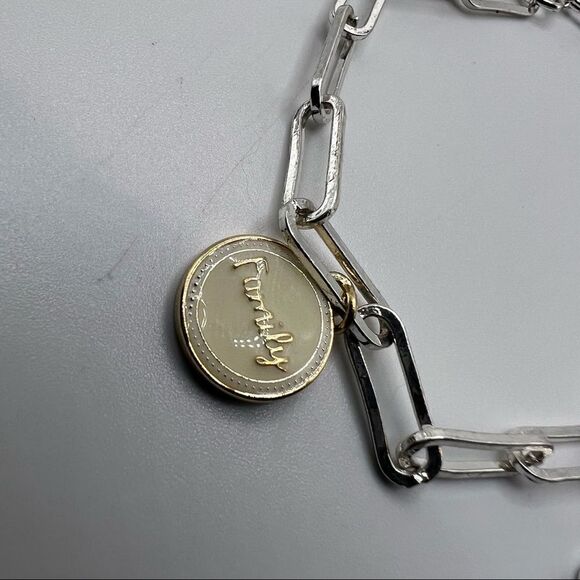 Believe by Brilliance 14KT Gold Flash Plated Cubic Zirconia Family Bracelet - Picture 2 of 6